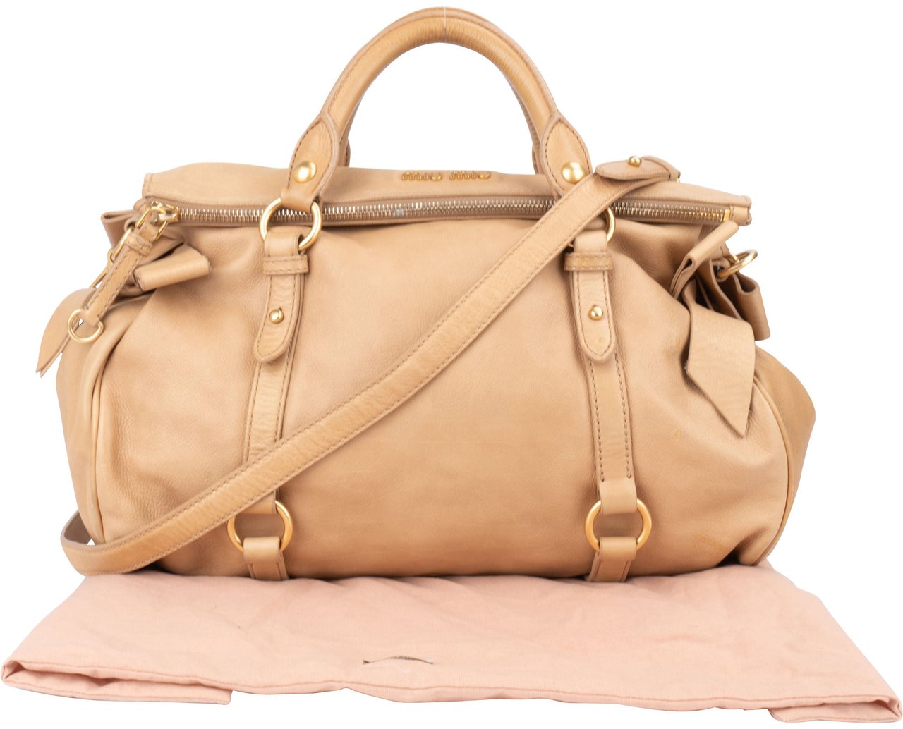 Miu Miu Miu Miu Classic City Leather Handbag Divers