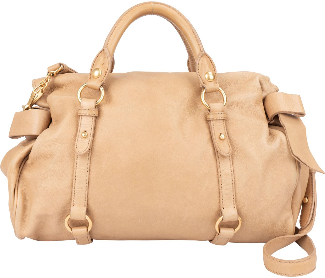 Miu Miu Miu Miu Classic City Leather Handbag Divers