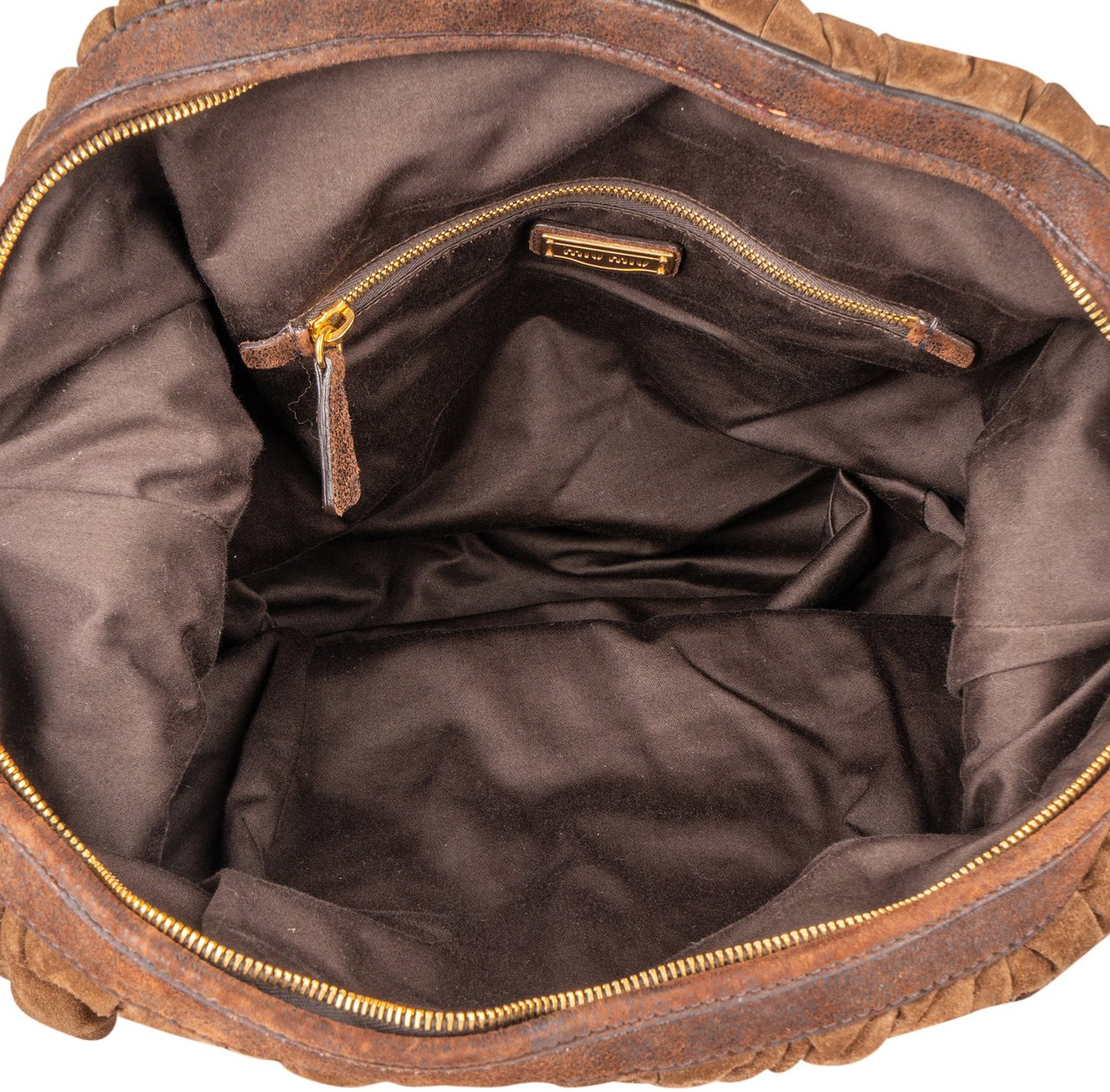 Miu Miu Miu Miu Quilted Leather Crystal Handle Handbag Divers