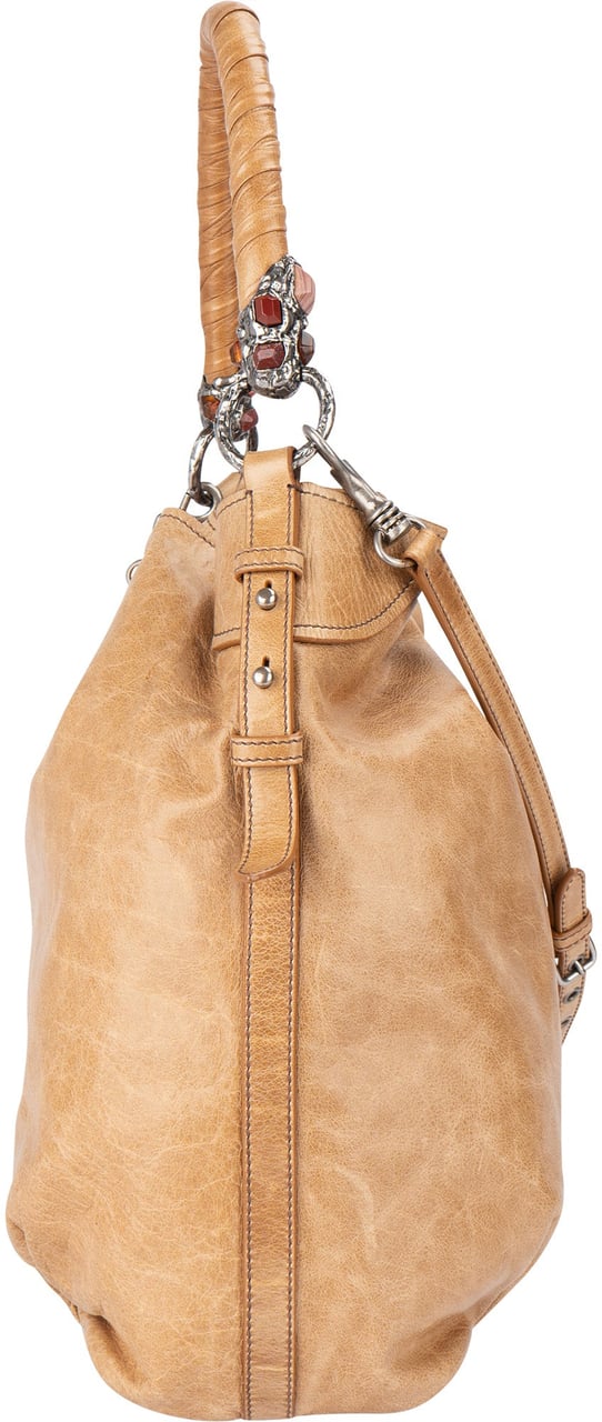 Miu Miu Miu Miu Leather Limited Crystal Handle Handbag Divers