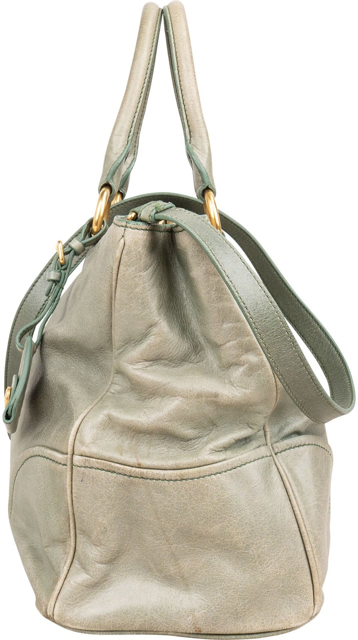 Miu Miu Vitello Lux Tote Handbag Divers