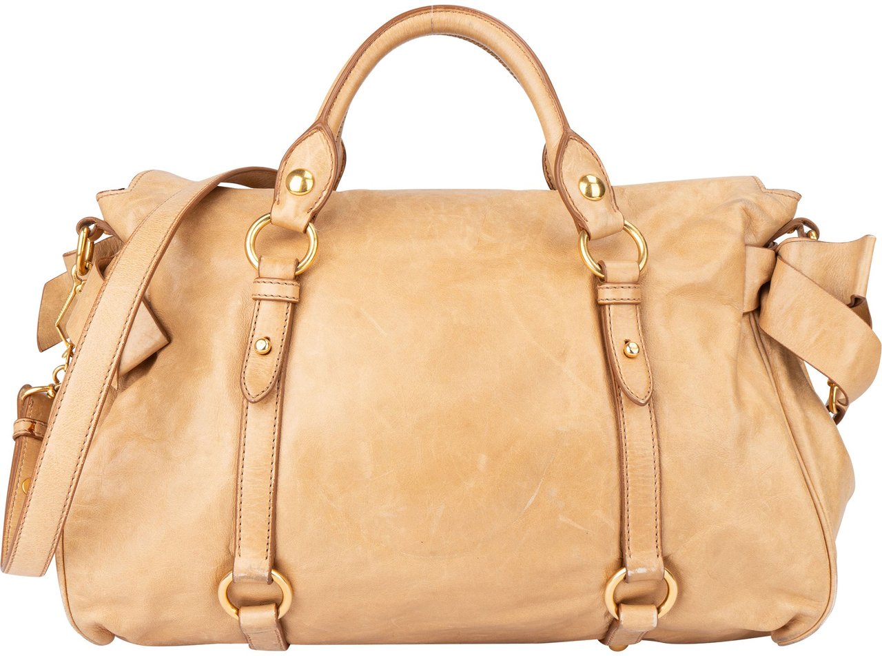 Miu Miu Miu Miu Classic Leather City Handbag Divers
