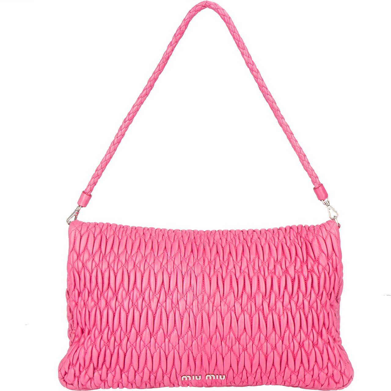 Miu Miu Miu Miu Quilted Leather Crystal Shoulder Bag Divers