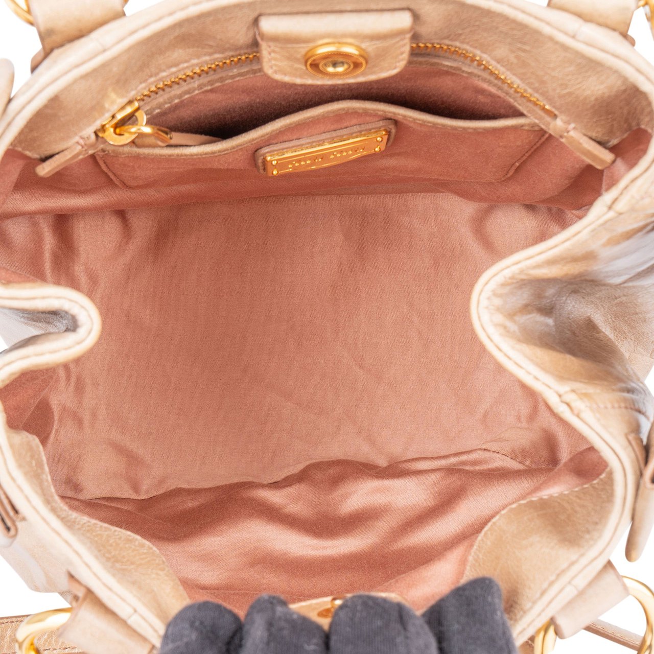 Miu Miu Miu Miu Leather City Handbag Divers