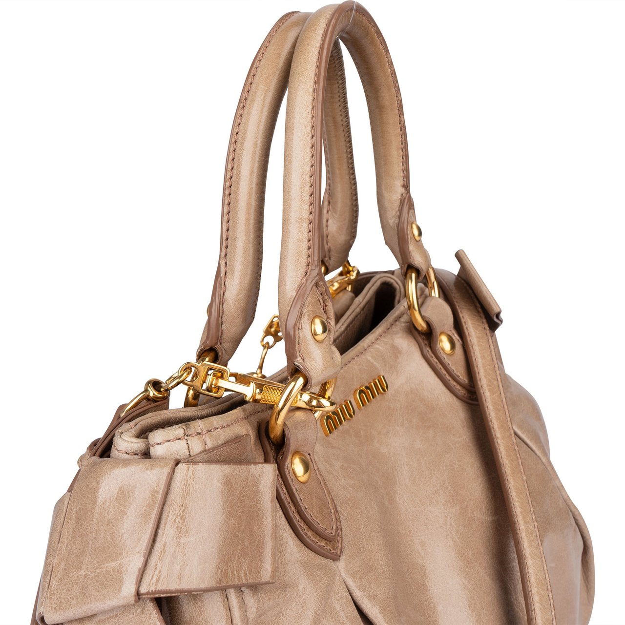 Miu Miu Miu Miu Leather City Handbag Divers