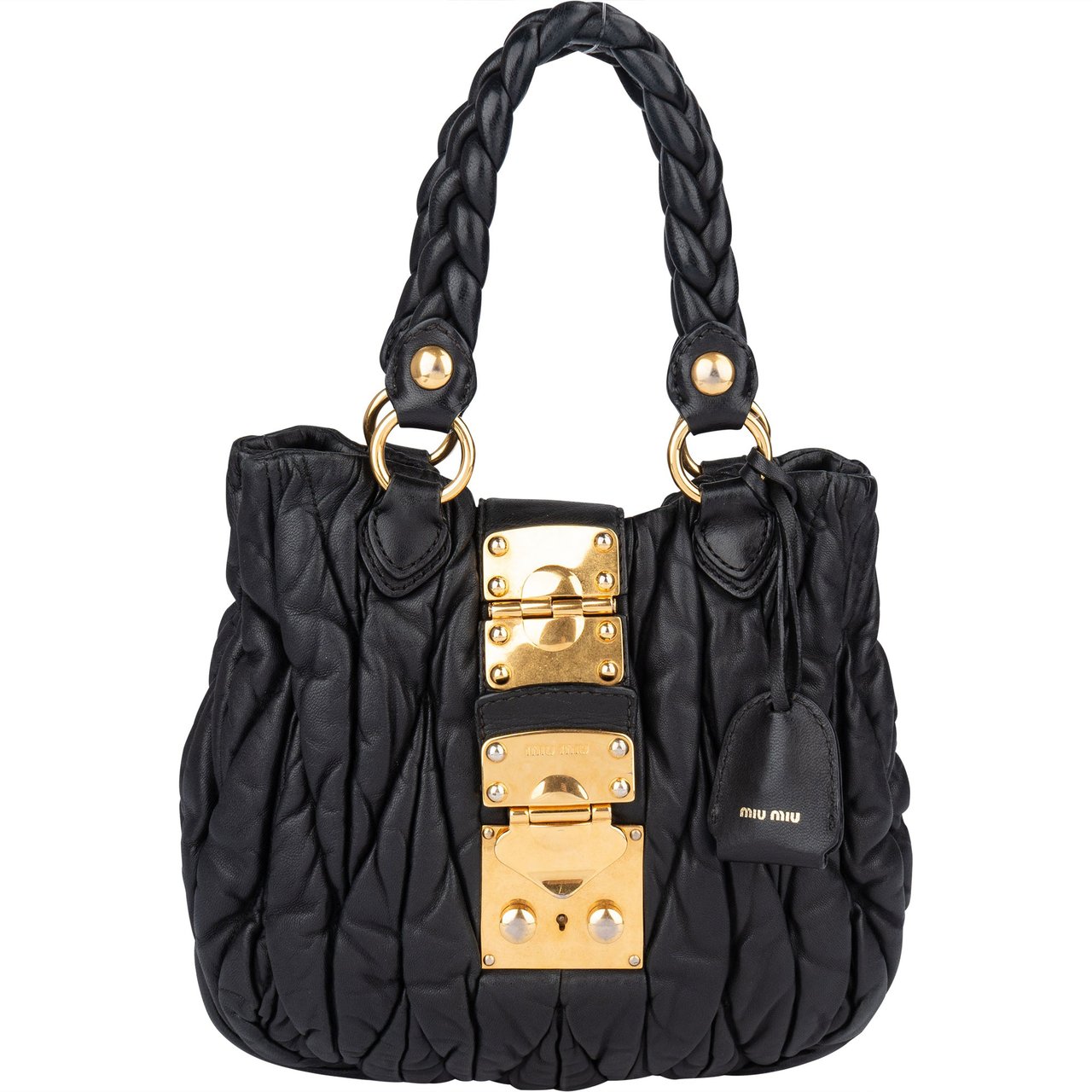 Miu Miu Miu Miu Quilted Leather Handbag Divers