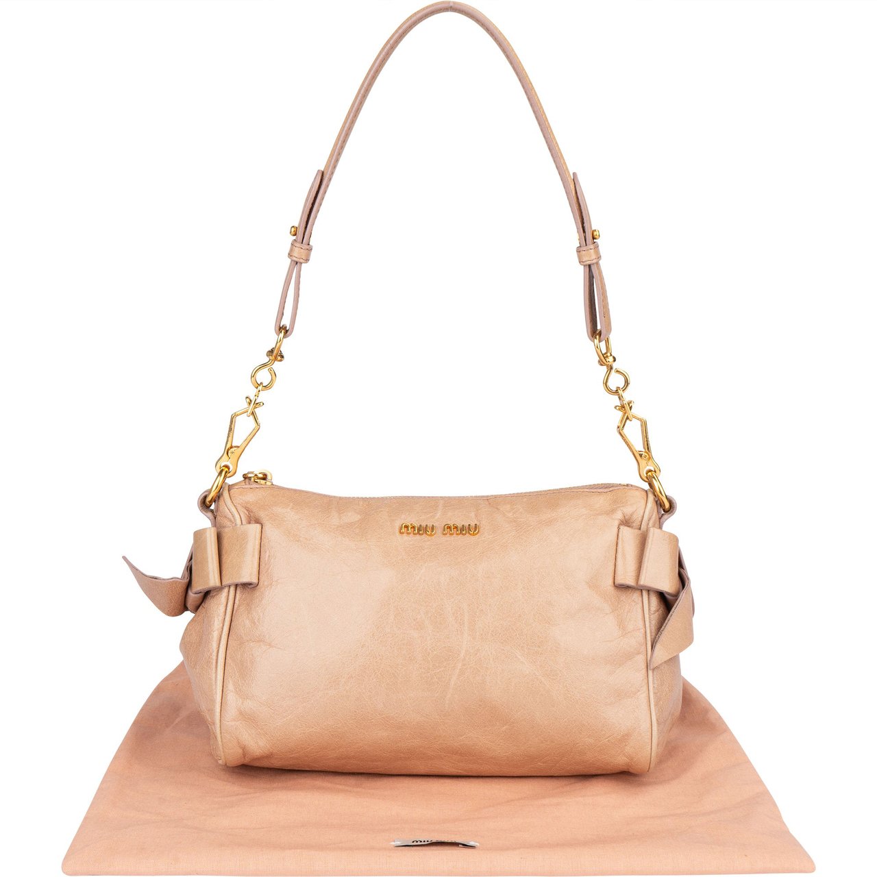 Miu Miu Miu Miu Leather Mini City Handbag Divers