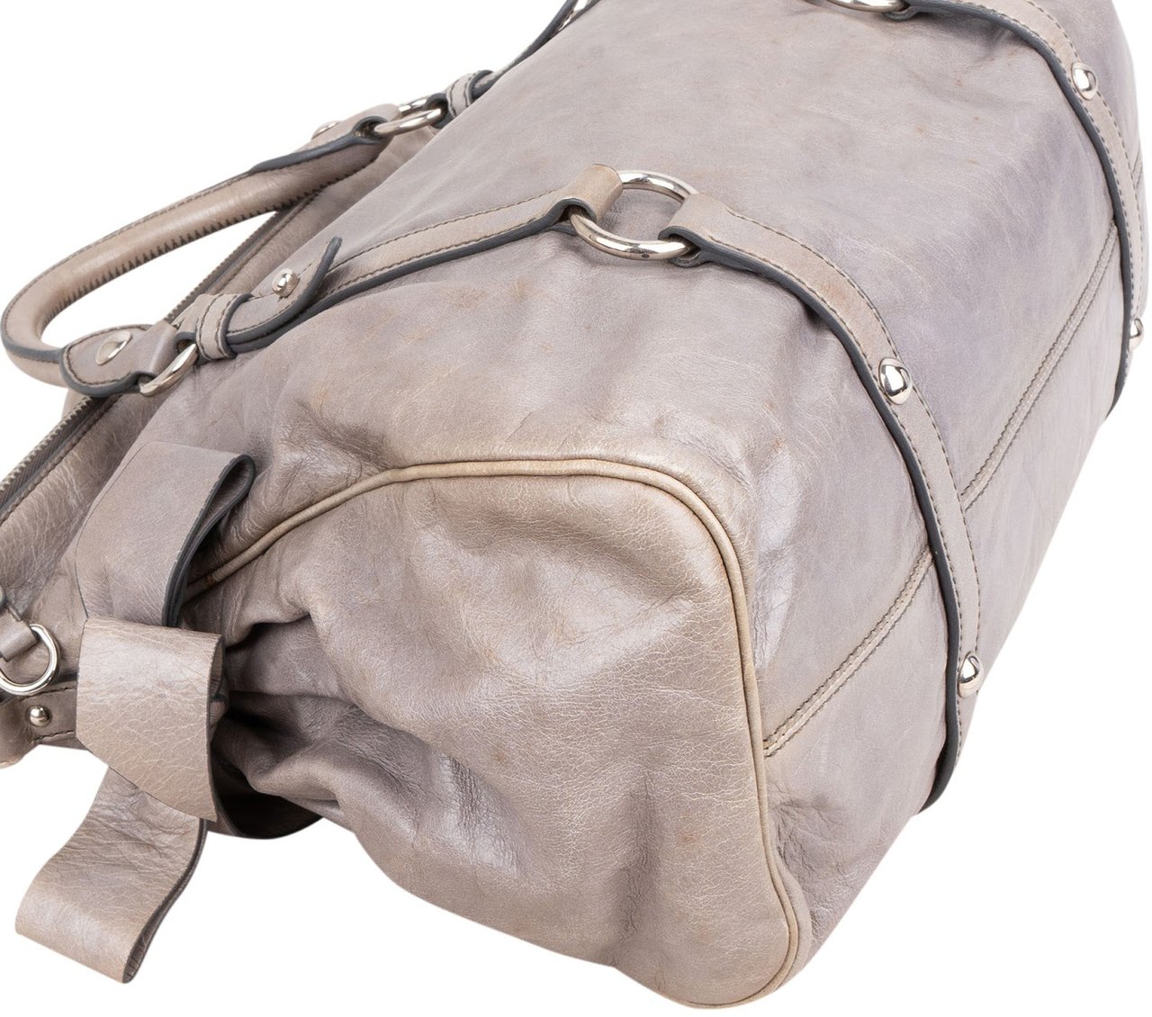 Miu Miu Vitello Lux Leather Bow Handbag Divers