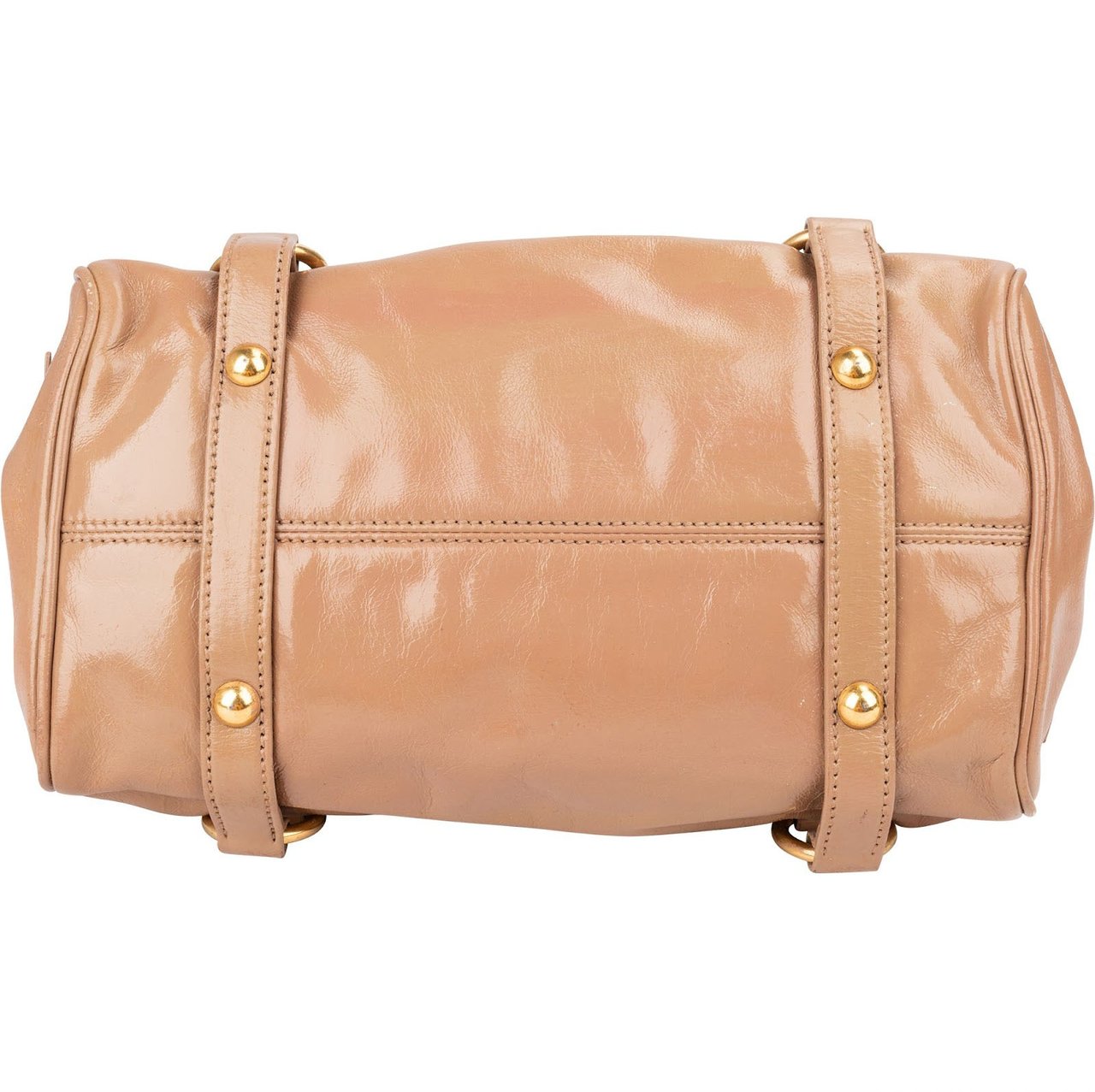 Miu Miu Vitello Lux Leather Bow Handbag Roze