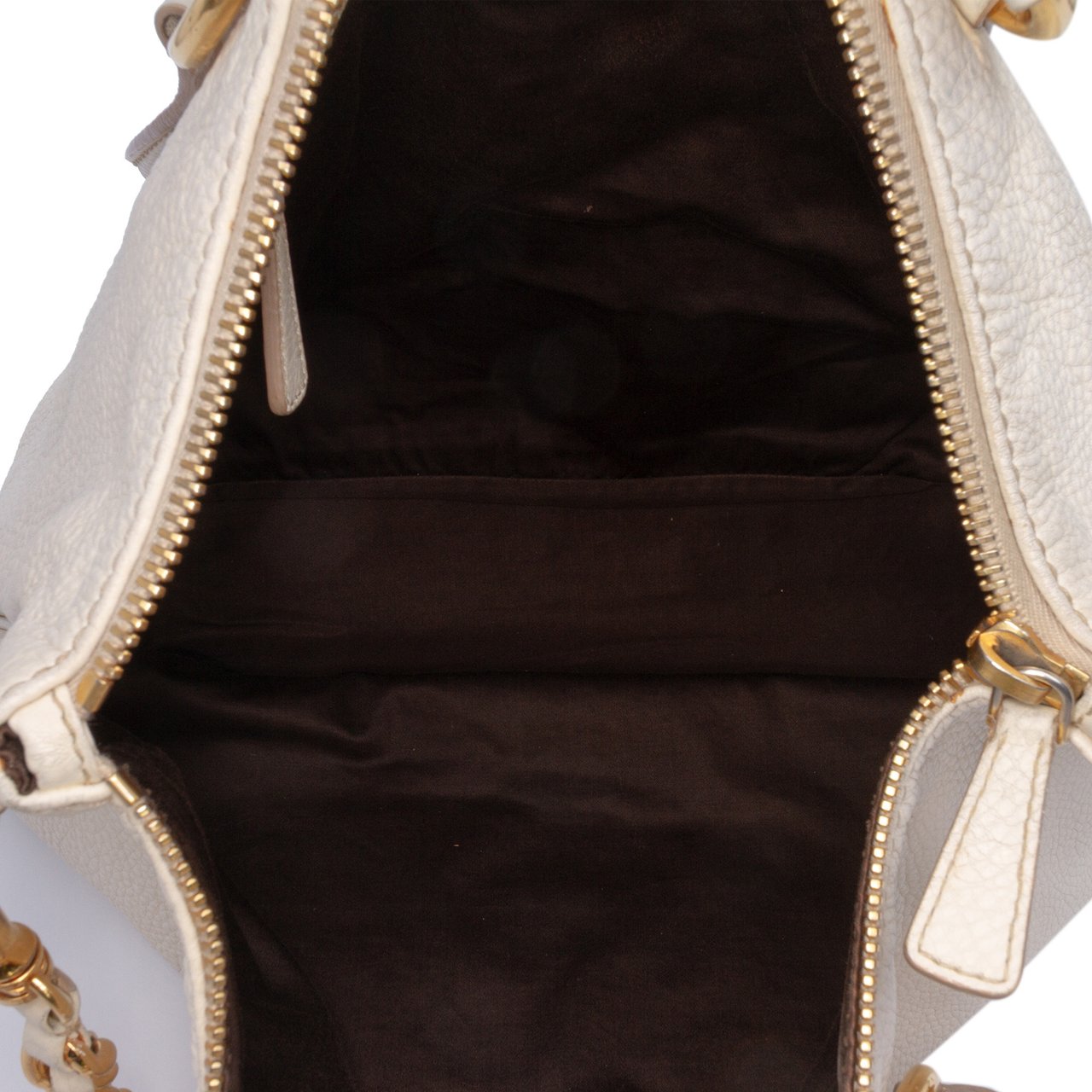 Miu Miu Vitello Phenix Satchel Wit