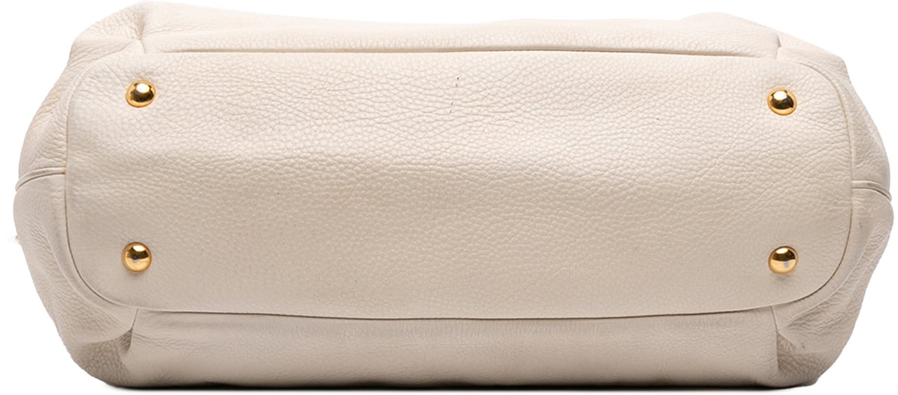 Miu Miu Vitello Phenix Satchel Wit