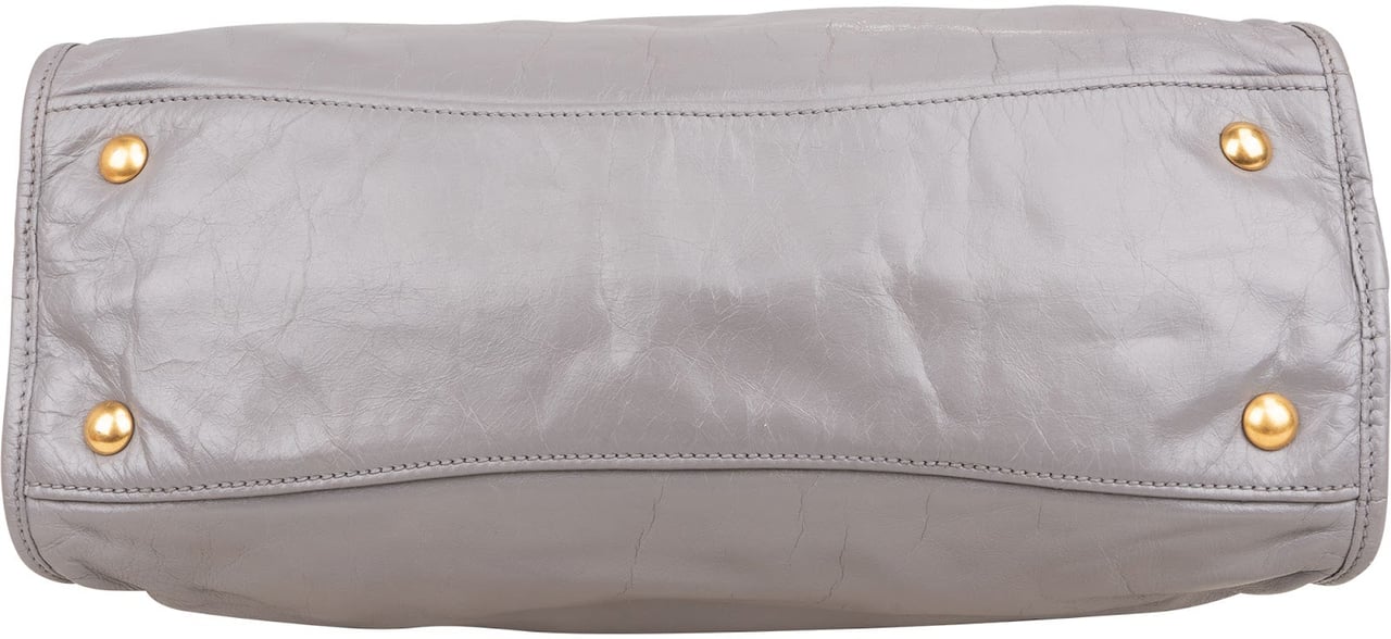 Miu Miu Lilac Vitello Shine Satchel Handbag Divers