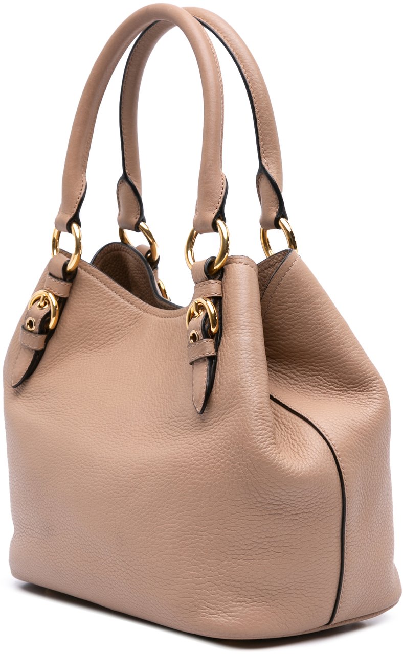 Miu Miu Vitello Phenix Satchel Bruin