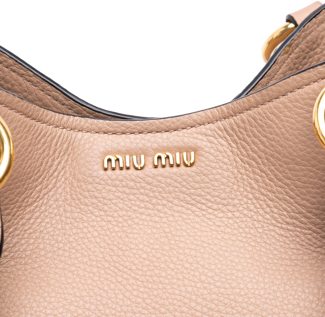 Miu Miu Vitello Phenix Satchel Bruin