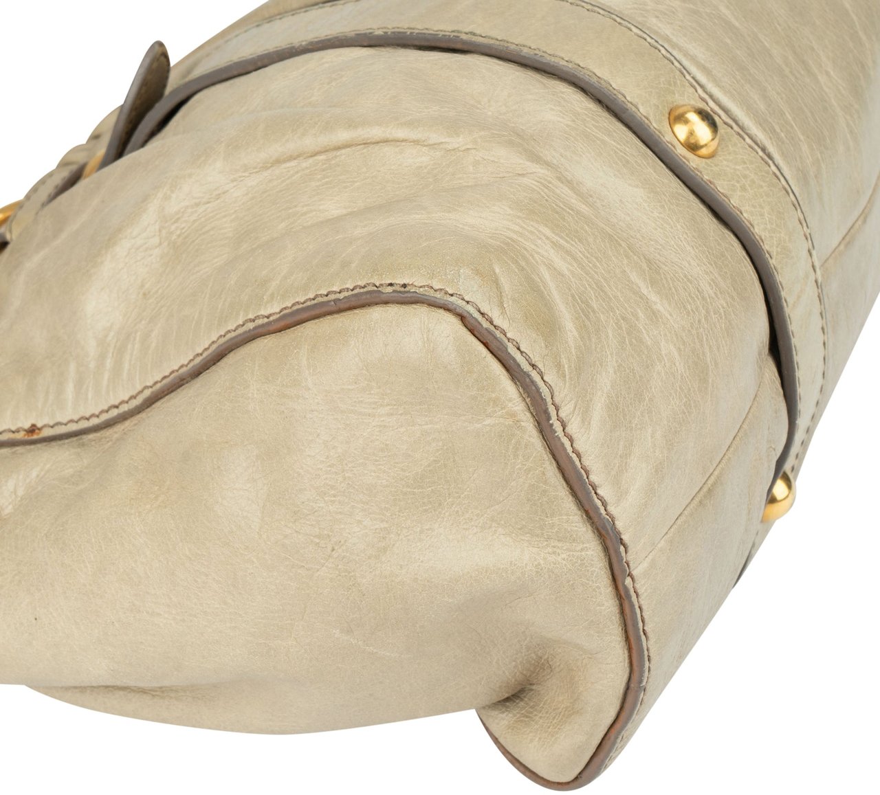 Miu Miu Miu Miu Leather City Handbag Groen