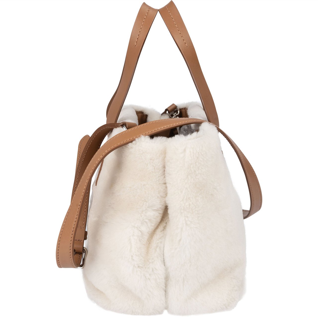 Miu Miu Miu Miu Cozy Sheep Handbag Wit