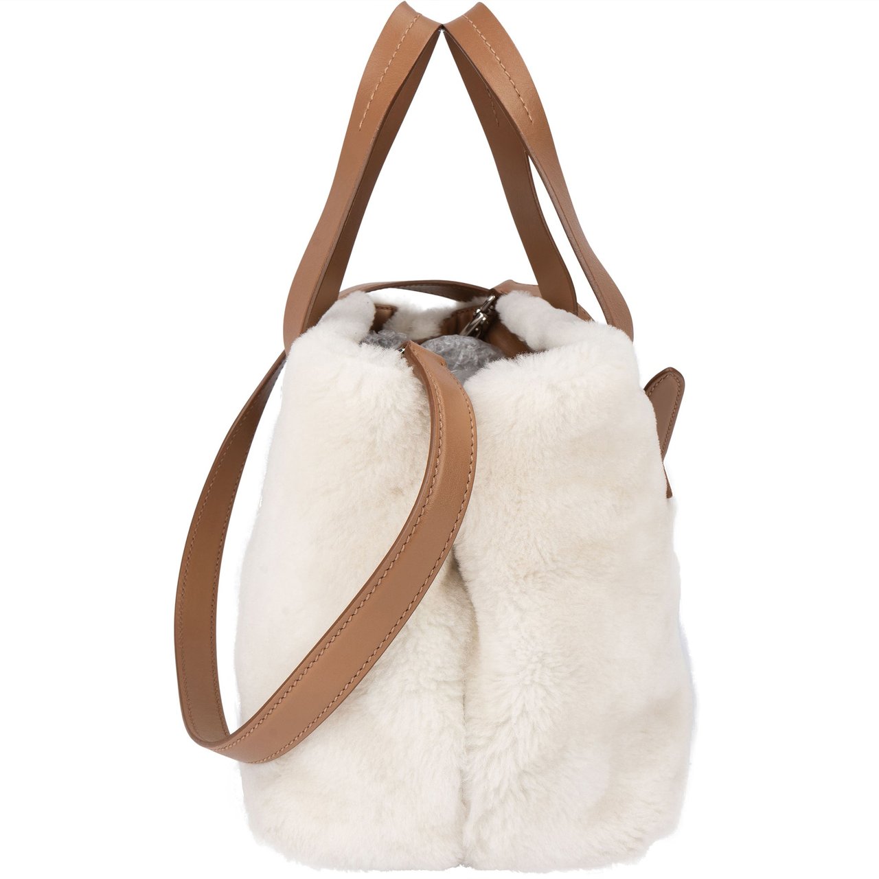 Miu Miu Miu Miu Cozy Sheep Handbag Wit