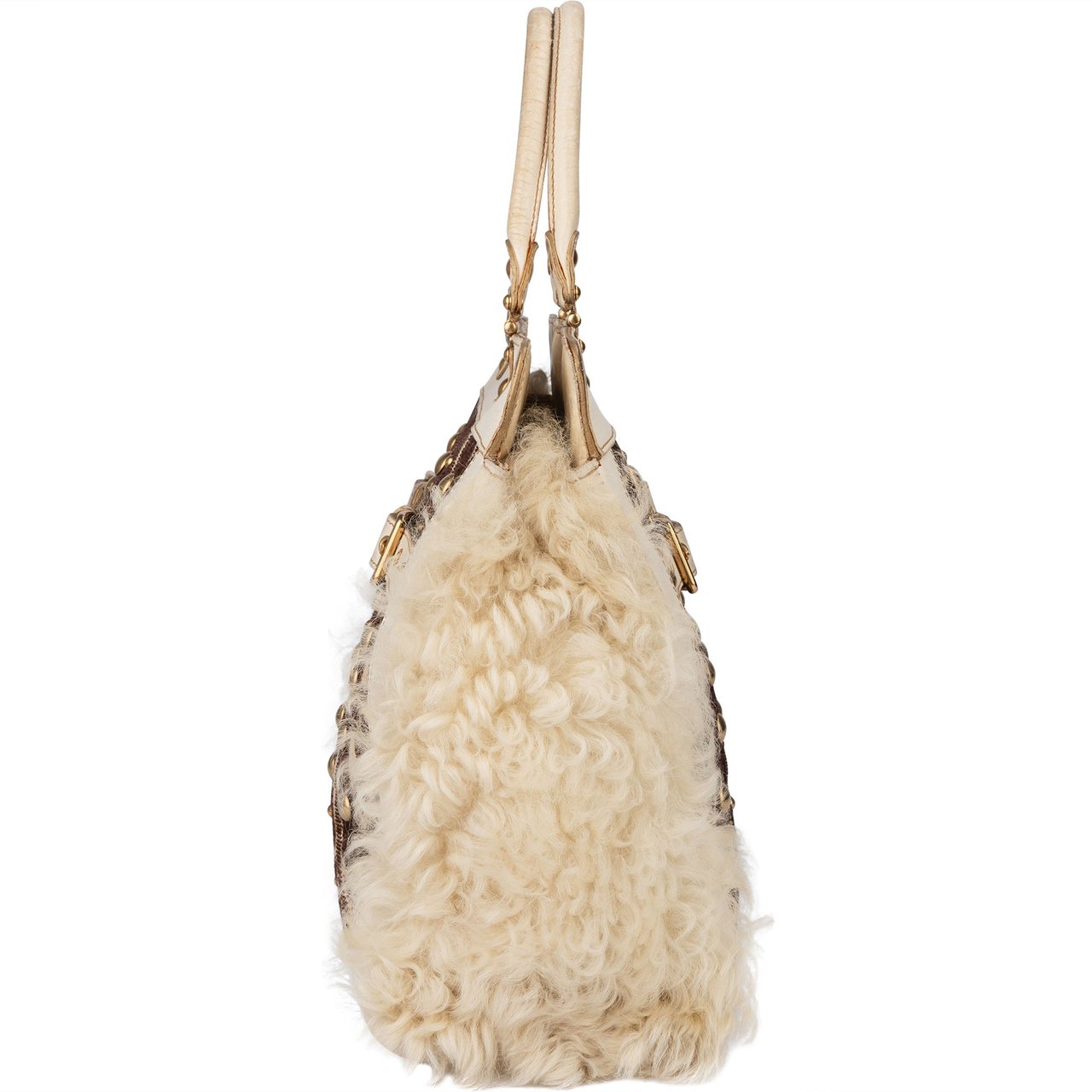 Miu Miu Miu Miu Limited Union Fait La Force Handbag Bruin