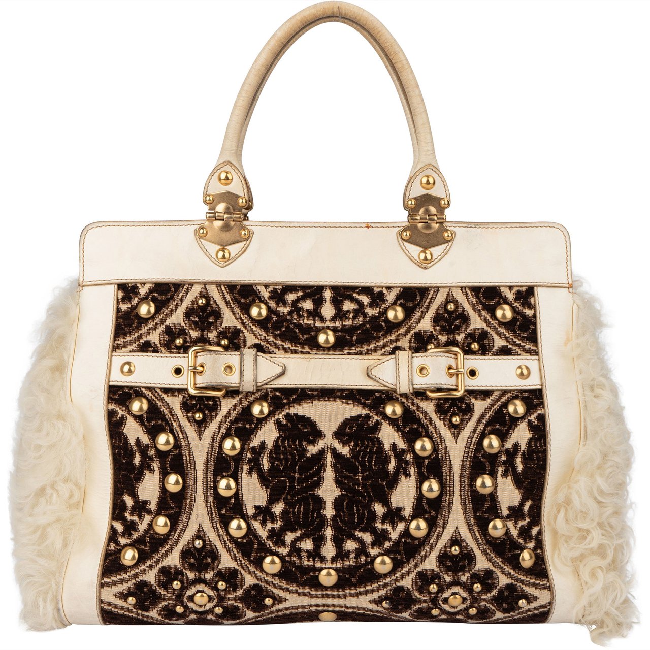 Miu Miu Miu Miu Limited Union Fait La Force Handbag Bruin