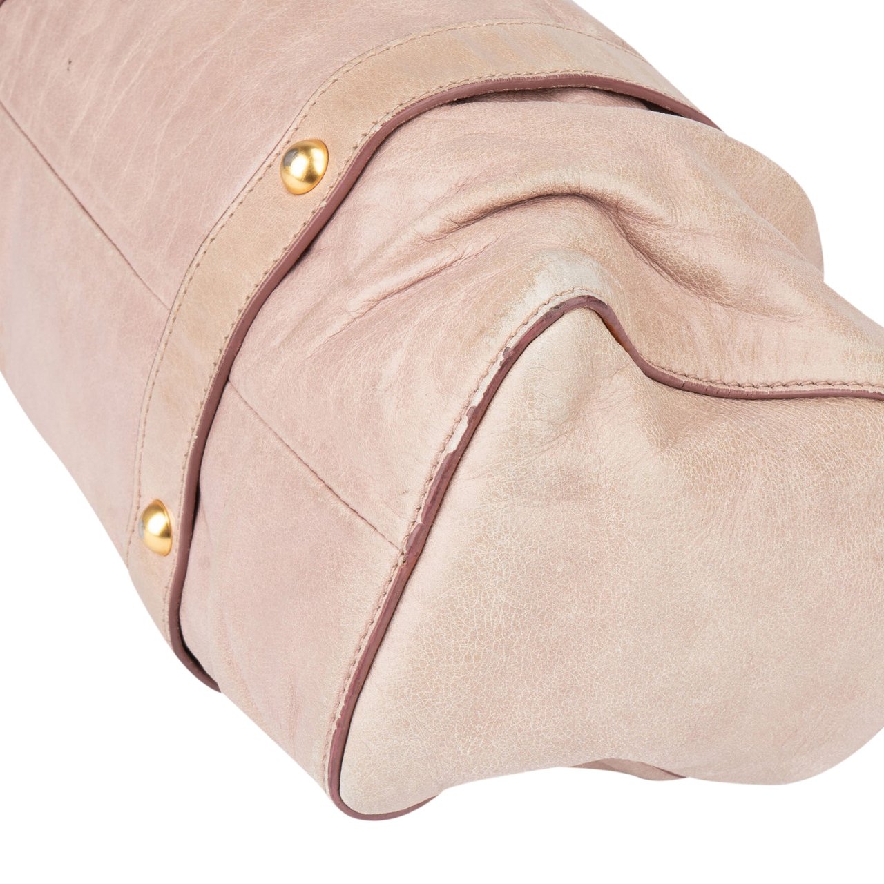 Miu Miu Miu Miu Leather City Handbag Roze