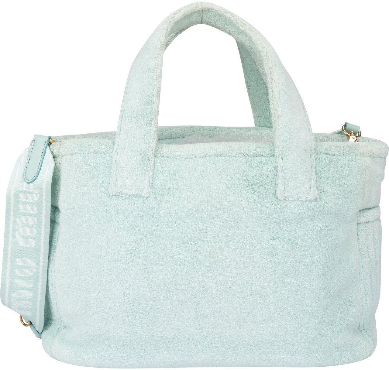 Miu Miu Miu Miu Acqua Sponge Handbag Blauw
