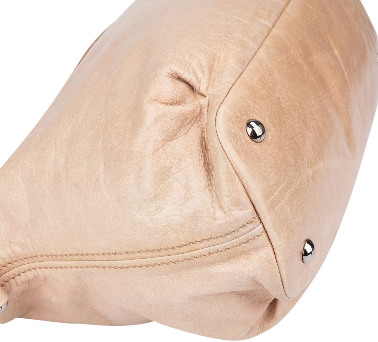 Miu Miu Miu Miu Bleach Leather Crystal Heart Handbag Roze