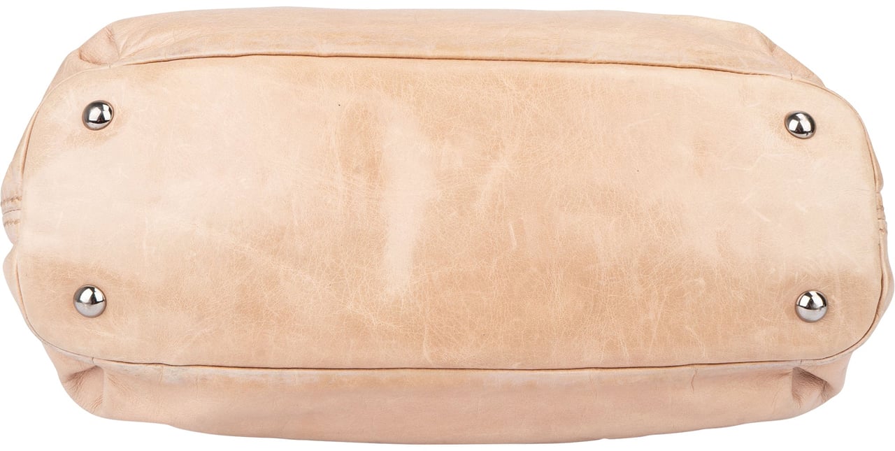 Miu Miu Miu Miu Bleach Leather Crystal Heart Handbag Roze