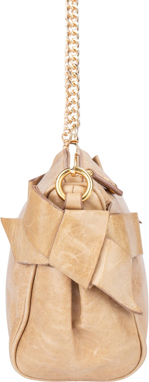 Miu Miu Miu Miu Leather Mini Shoulder Bag Beige