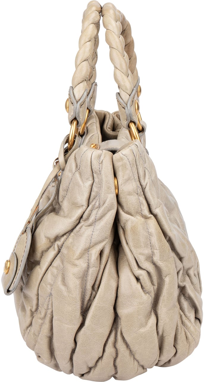 Miu Miu Miu Miu Quilted Leather City Handbag Divers