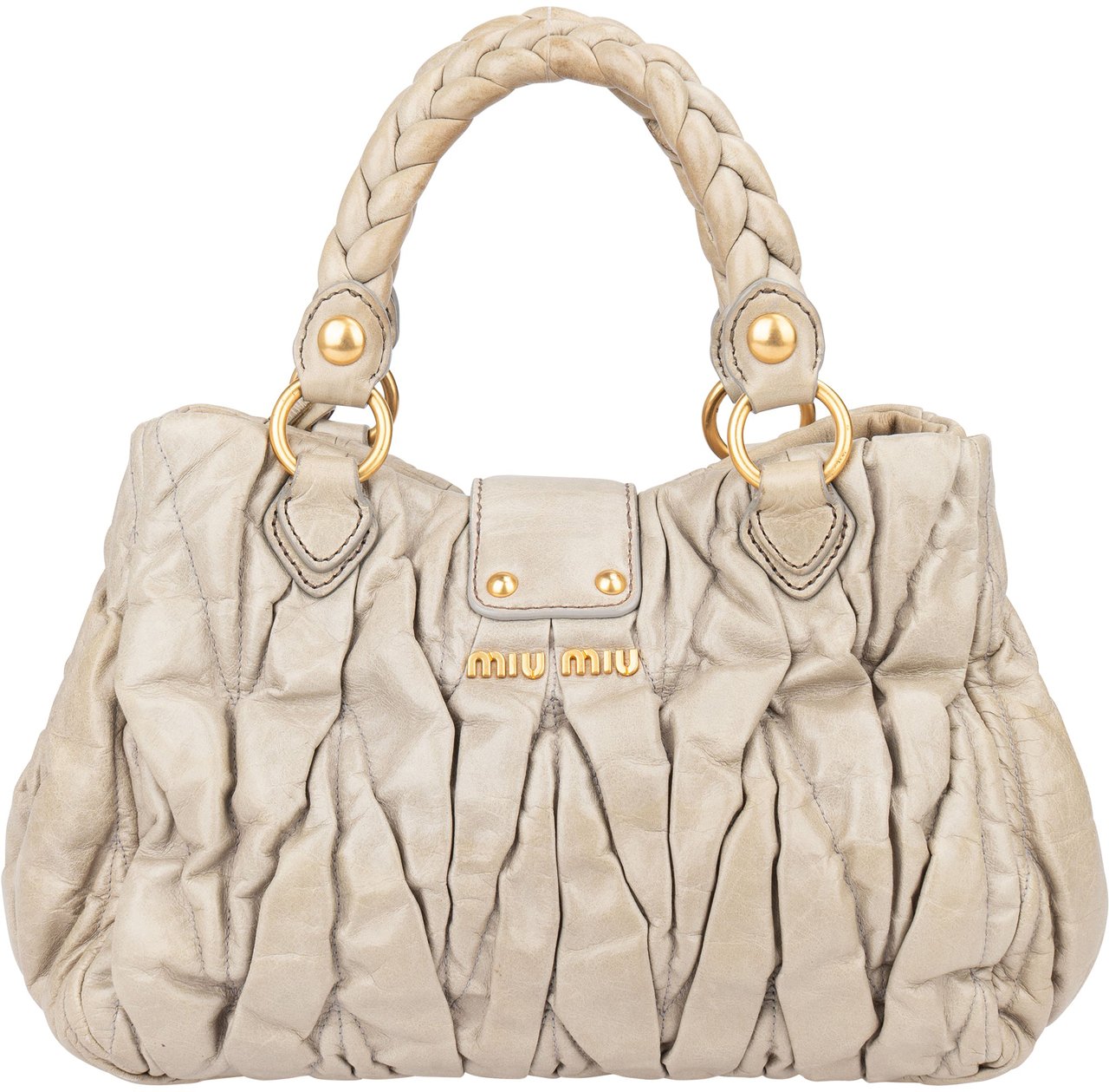 Miu Miu Miu Miu Quilted Leather City Handbag Divers