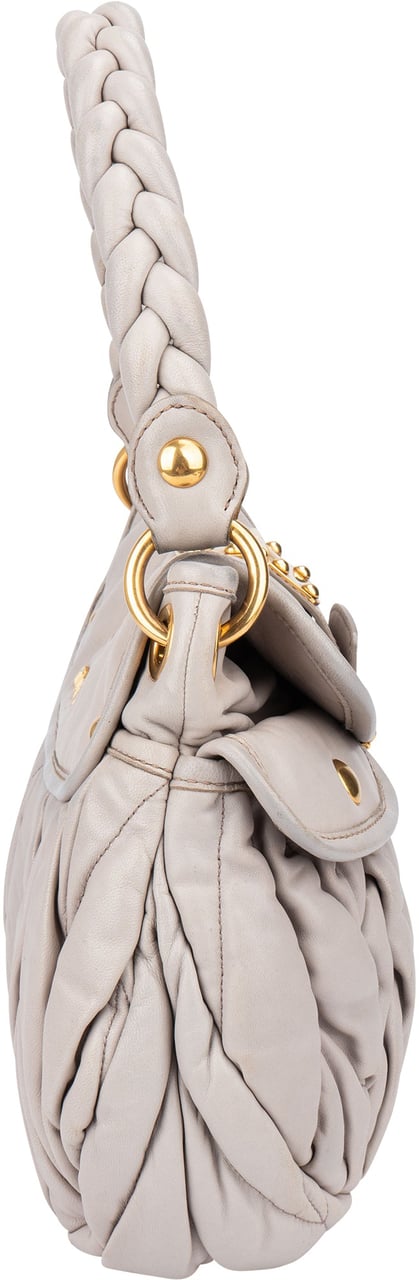 Miu Miu Miu Miu Quilted Leather City Handbag Divers
