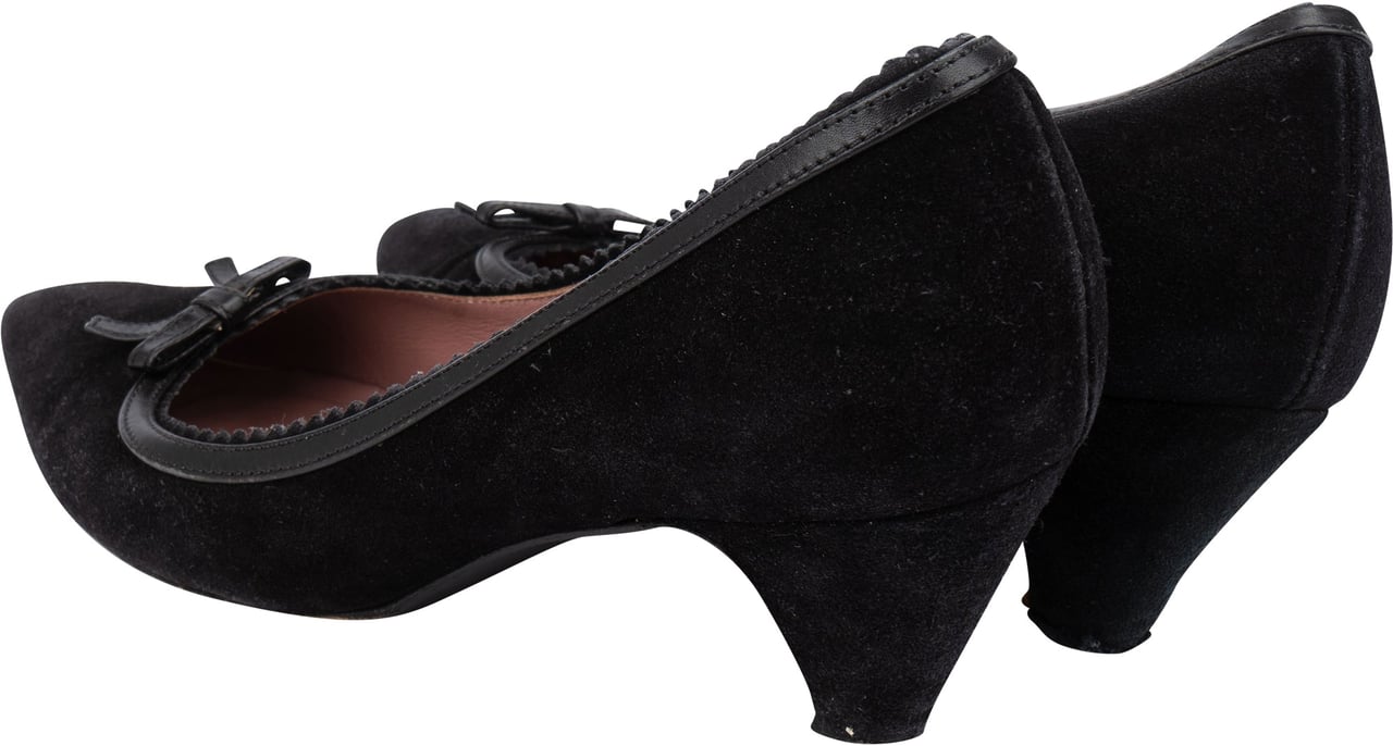 Miu Miu Miu Miu Black Suede Heels (35,5) Divers