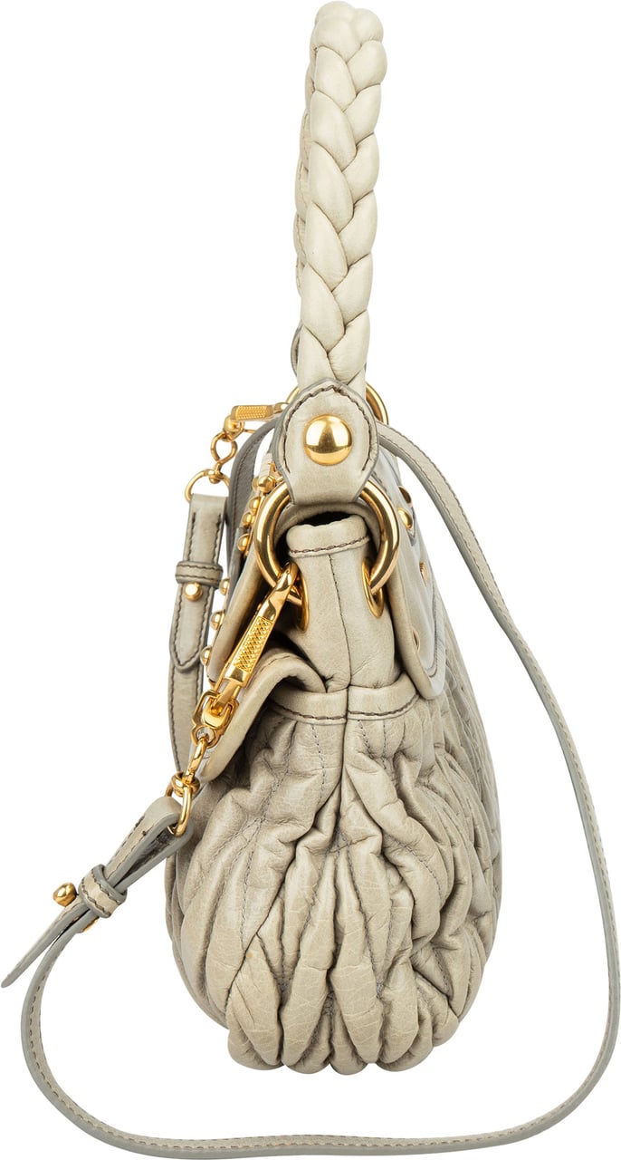 Miu Miu Miu Miu Quilted Leather City Handbag Divers