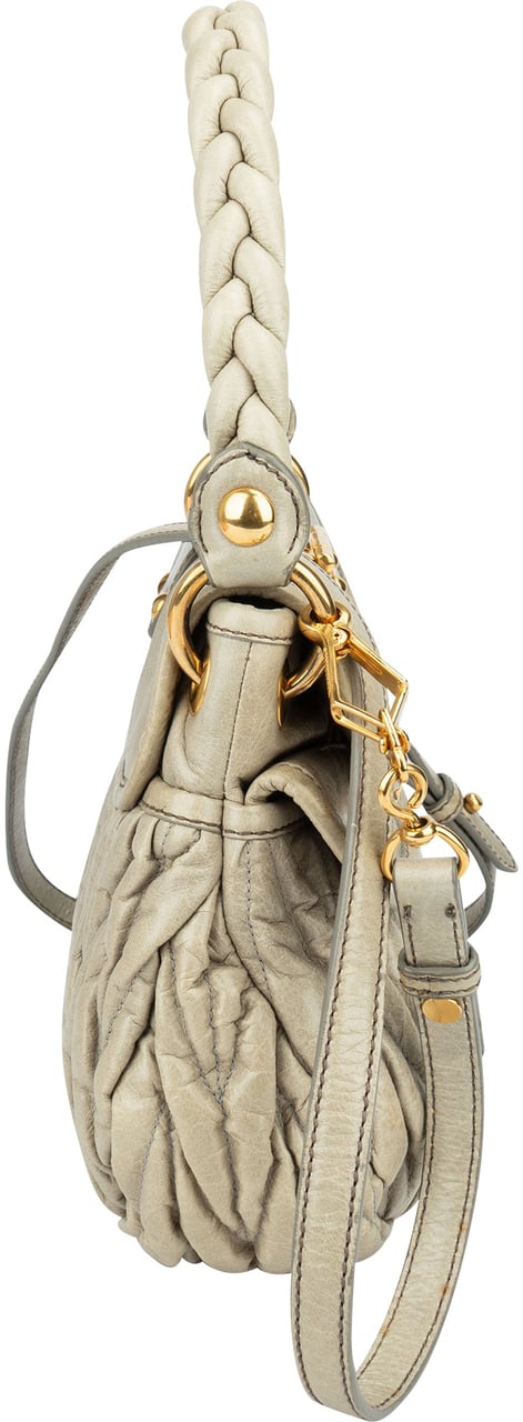 Miu Miu Miu Miu Quilted Leather City Handbag Divers