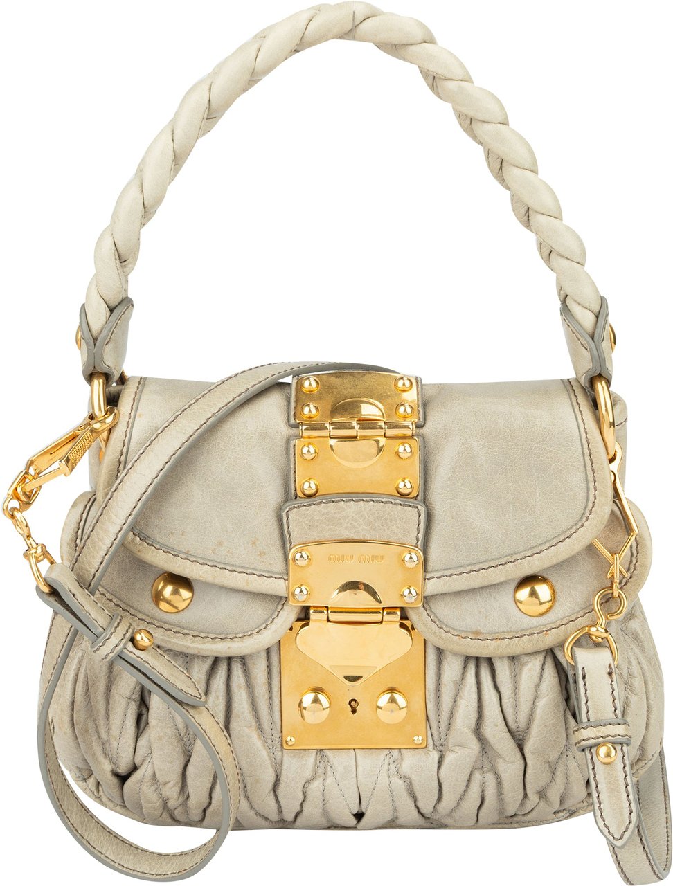 Miu Miu Miu Miu Quilted Leather City Handbag Divers