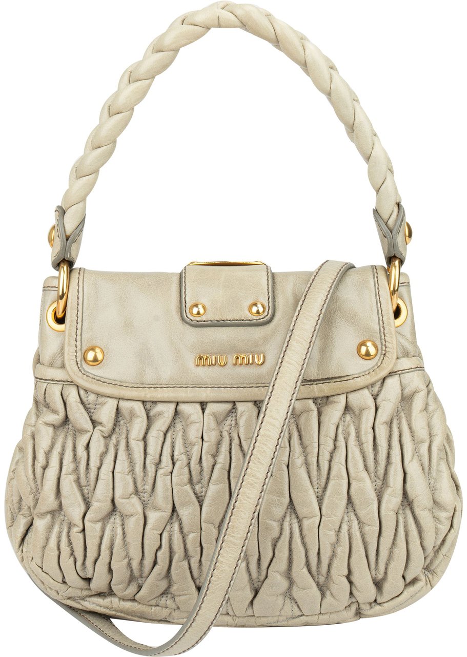 Miu Miu Miu Miu Quilted Leather City Handbag Divers