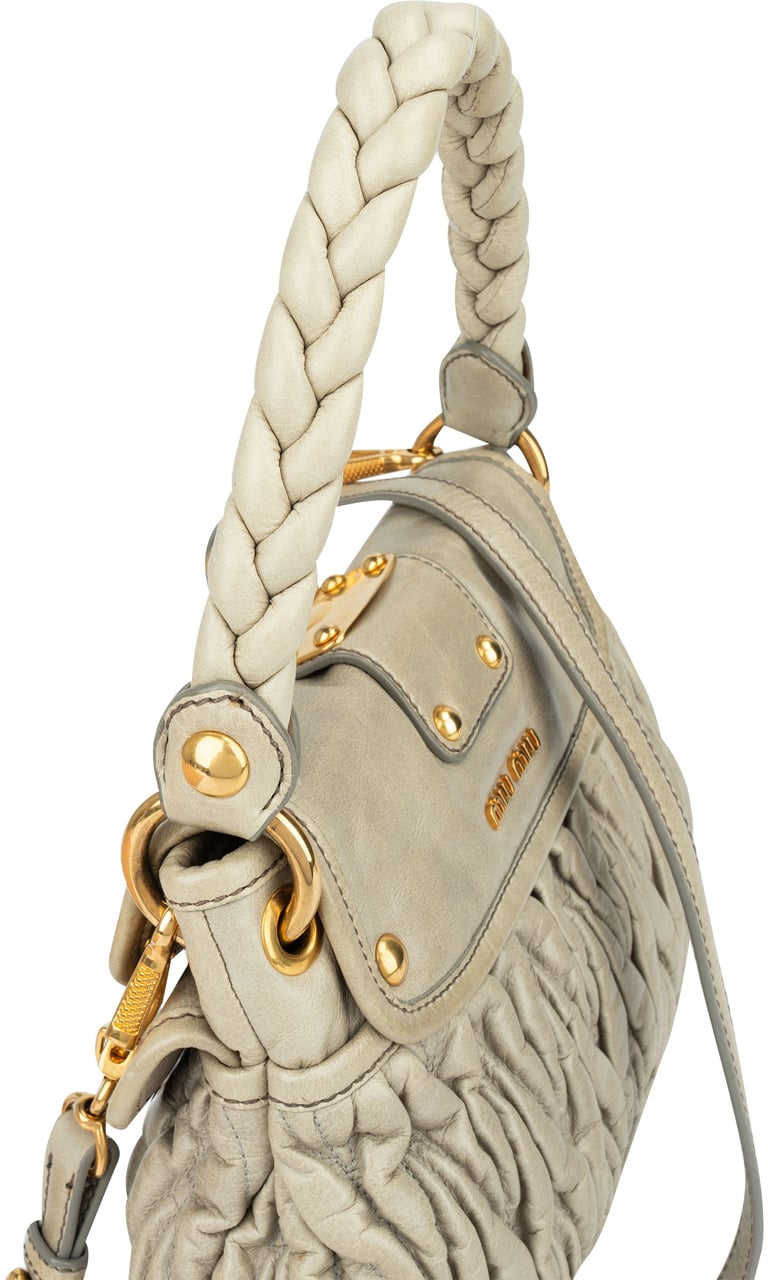 Miu Miu Miu Miu Quilted Leather City Handbag Divers