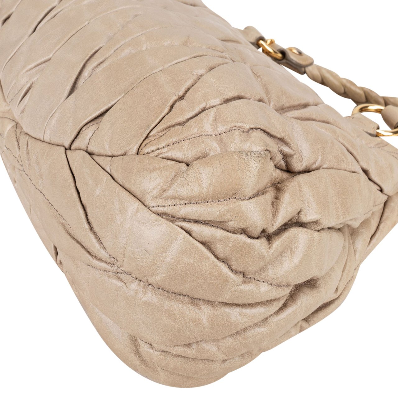Miu Miu Quilted Leather City Handbag Divers