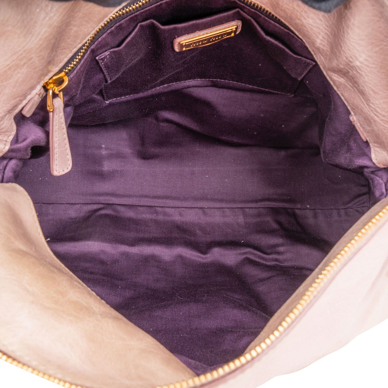 Miu Miu Miu Miu Classic Leather City Handbag Rood