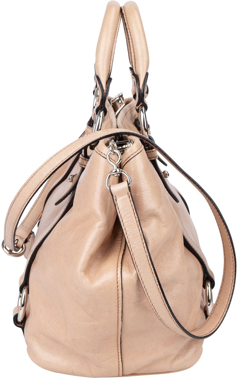 Miu Miu Miu Miu Classic Leather City Handbag Divers