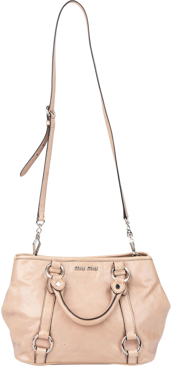 Miu Miu Miu Miu Classic Leather City Handbag Divers