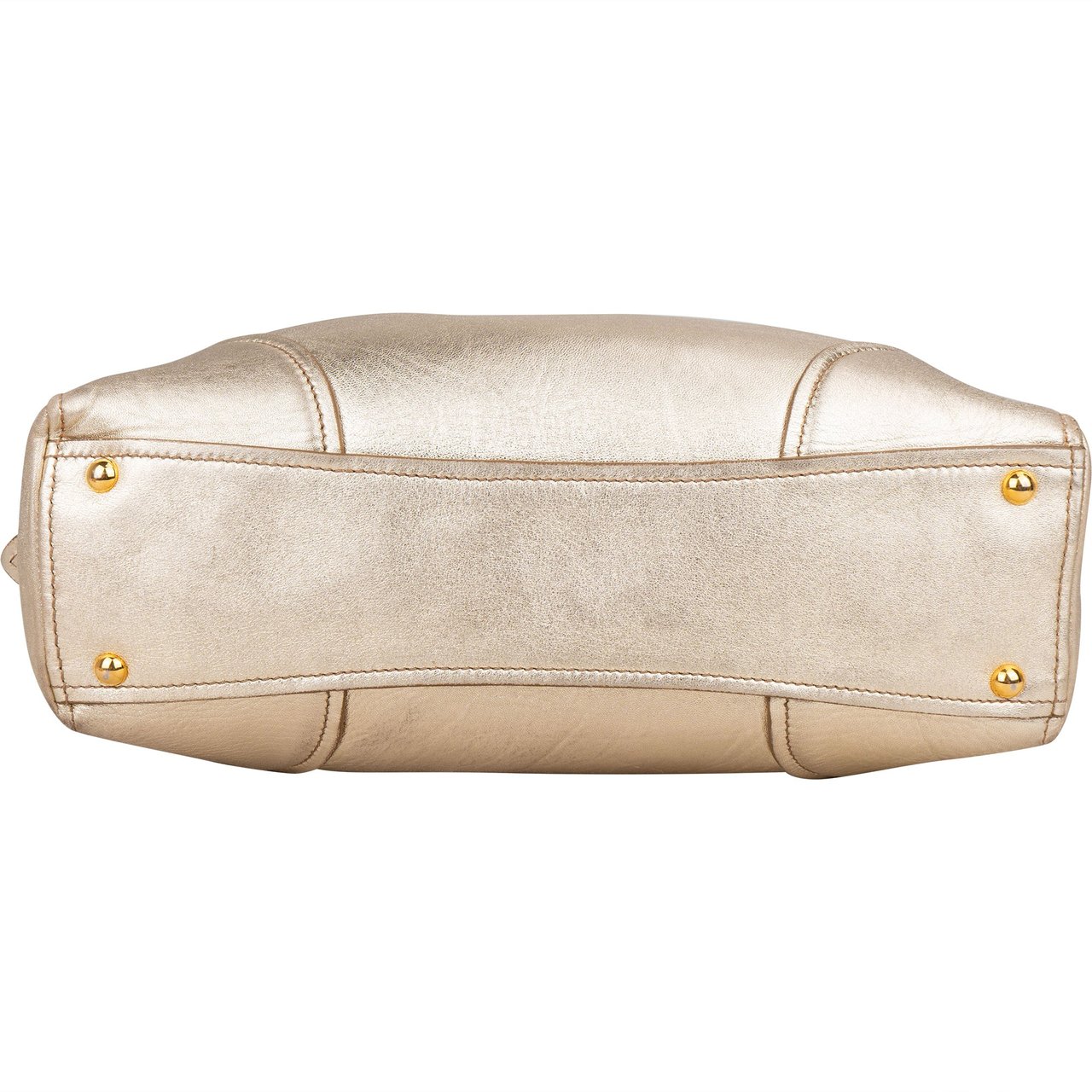 Miu Miu Golden Soft Leather City Handbag Divers