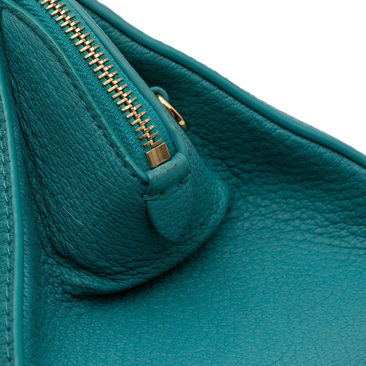 Miu Miu Goatskin Madras Satchel Blauw