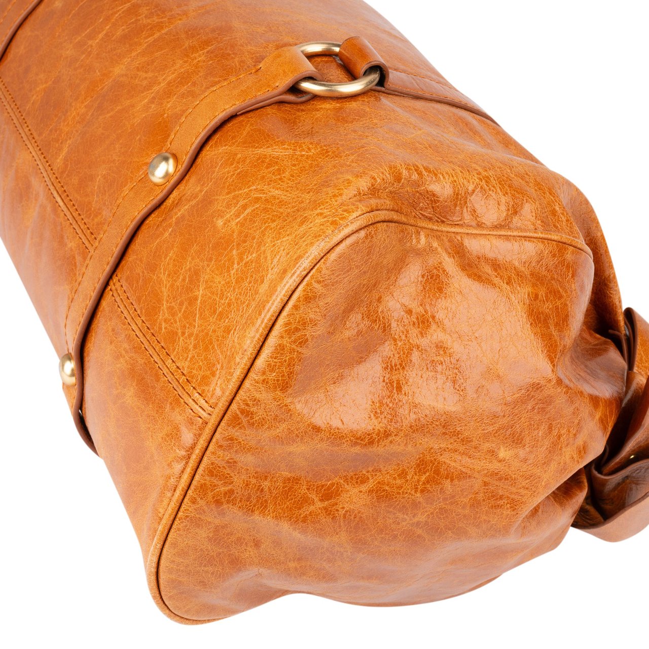 Miu Miu Miu Miu Vitello Lux Bow Satchel City Handbag Bruin