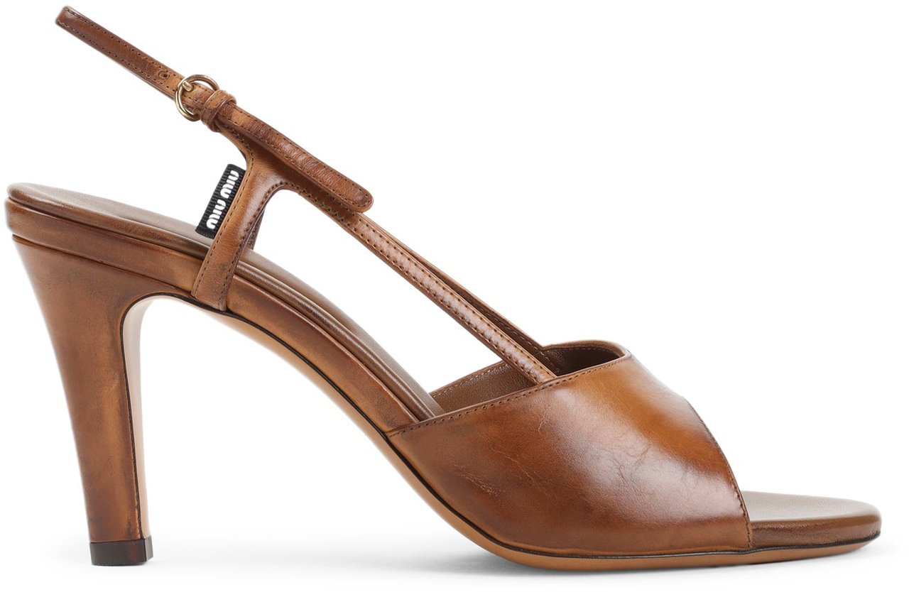 Miu Miu Miu Miu Calf Leather Sandals Divers