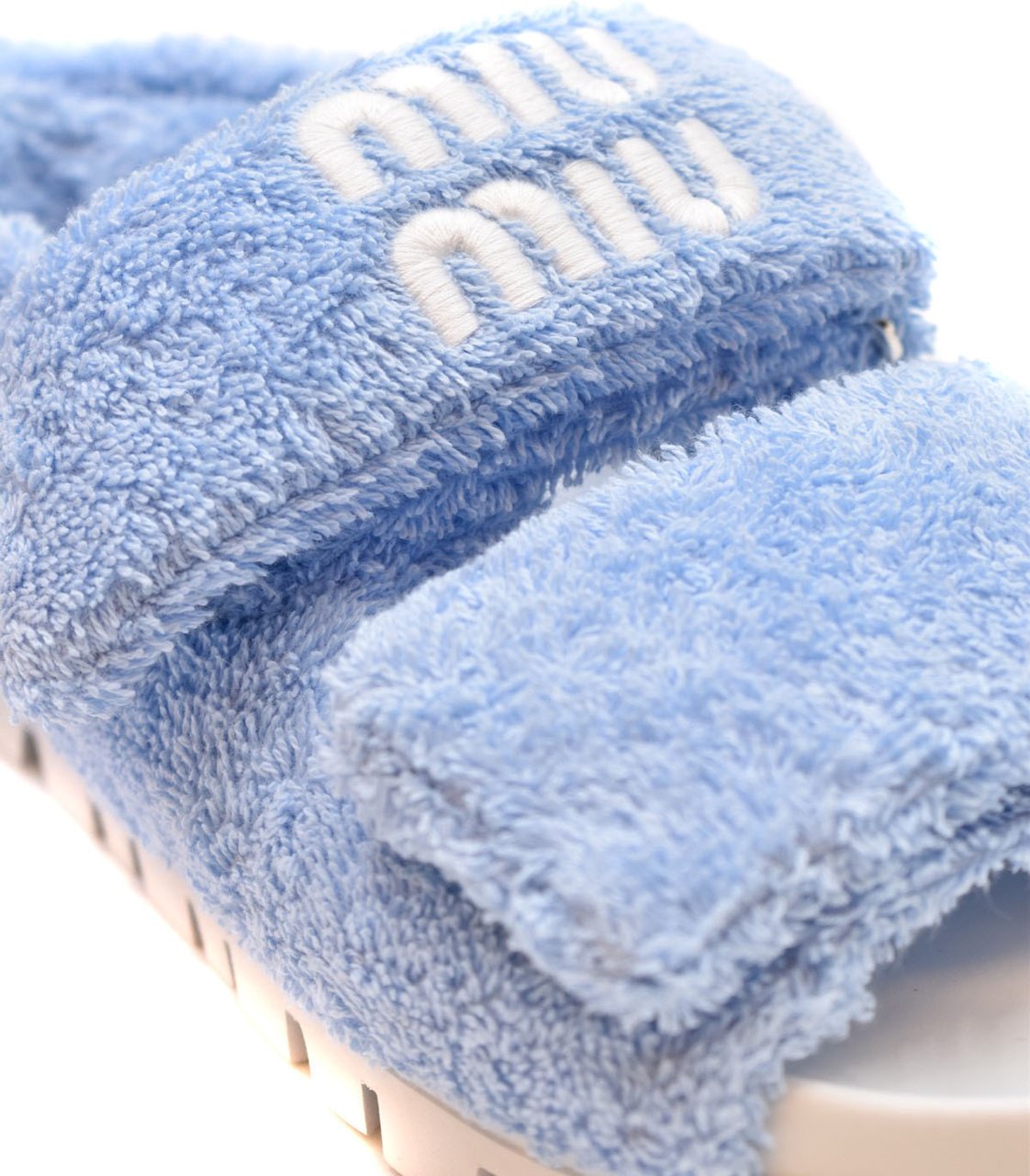Miu Miu Sandal Cyan Cyaan