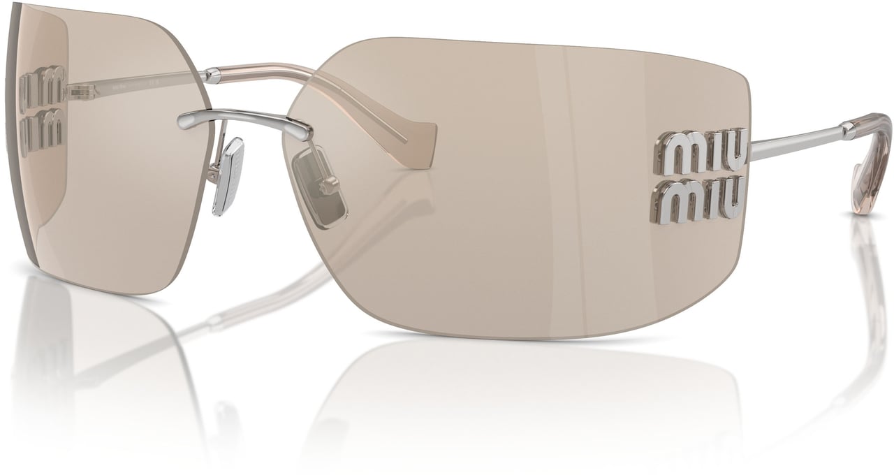 Miu Miu 0mu 54ys Oversized Square-Shaped Sunglasses Roze