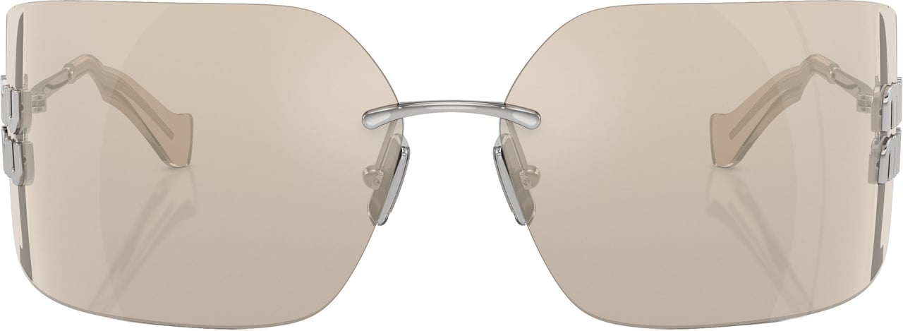 Miu Miu 0mu 54ys Oversized Square-Shaped Sunglasses Roze