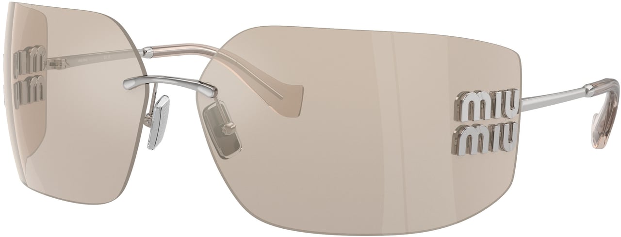 Miu Miu 0mu 54ys Oversized Square-Shaped Sunglasses Roze