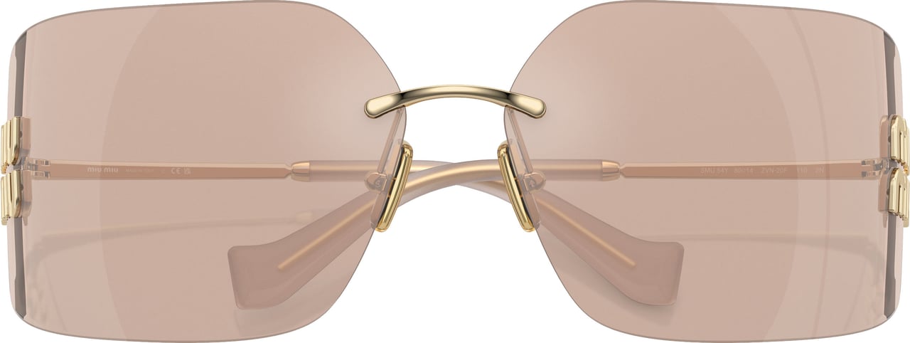Miu Miu 0mu 54ys Oversized Square Sunglasses Neutraal